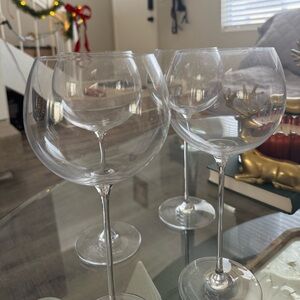 Crate&Barrel Camille Wine Glasses